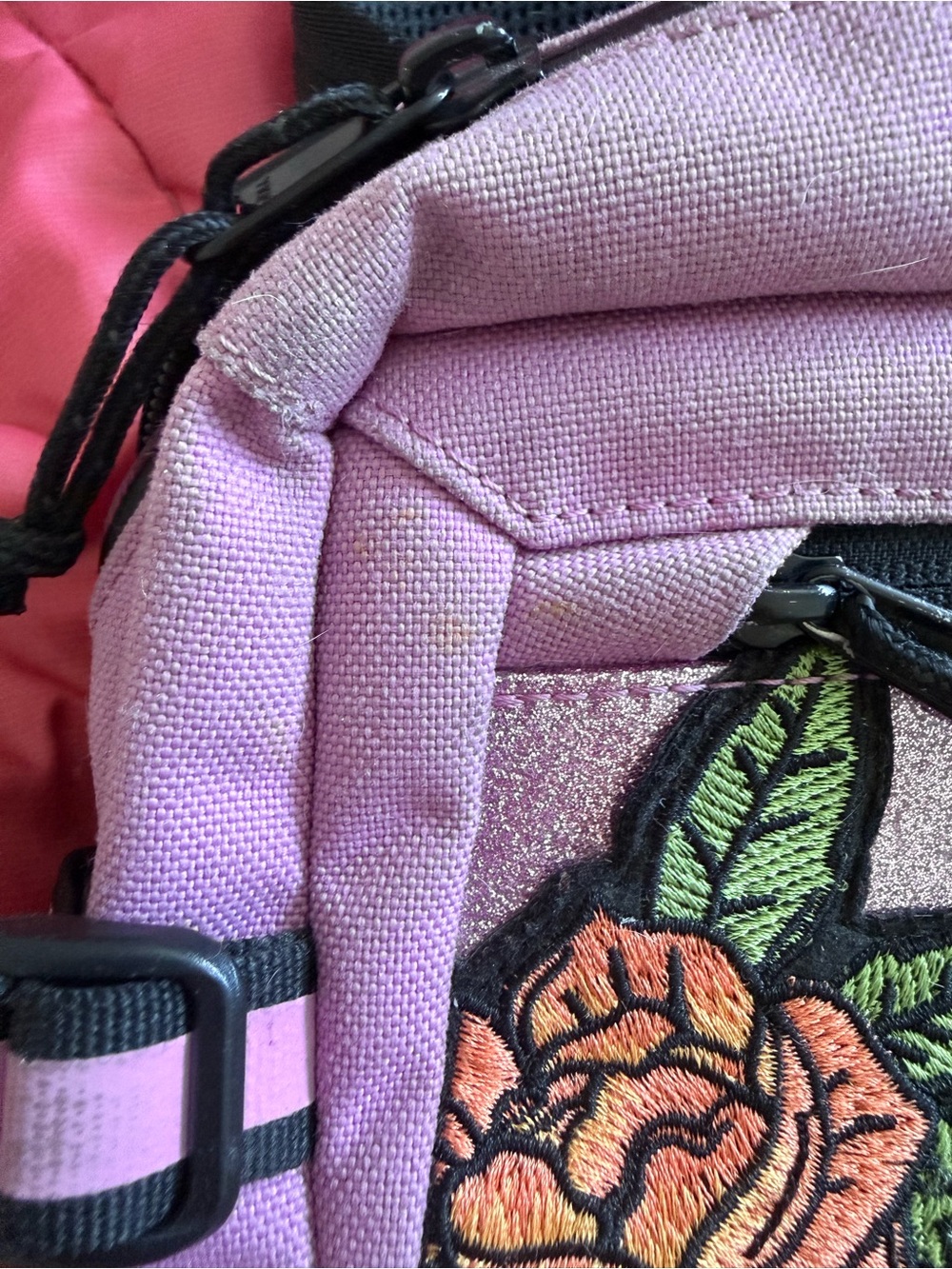 Chrome Industries Floral Embroidered Sling Bag RARE and sold out - Picture 7 of 11